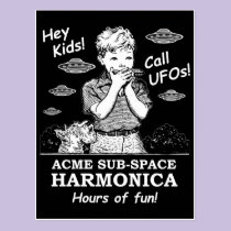 Hey Kids! Call UFOs! postcards