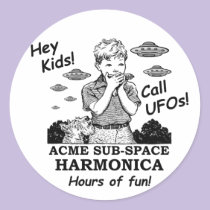Hey Kids! Call UFOs! stickers