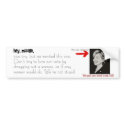 "Hey McCain" Support for Hillary bumper stickers