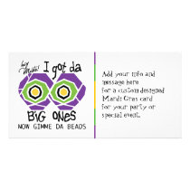 Hey Mista - Big Ones Photo Card Template