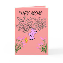 "HEY MOM" GREETING CARDS
