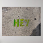 hey on the sidewalk posters