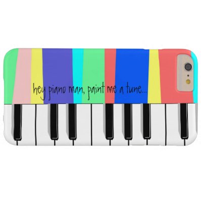 hey piano man, paint me a tune... piano phone barely there iPhone 6 plus case