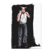 Hey Pig Piggy Pig Pig Pig Canvas Print