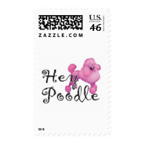 Hey Poodle postage