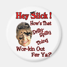 Hey Slick! Fridge Magnets