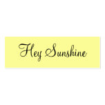 Hey Sunshine Business Cards