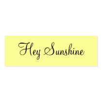 Hey Sunshine Business Cards