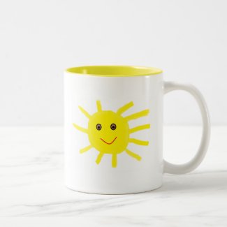 Hey Sunshine Two-Tone Coffee Mug