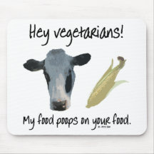 Hey Vegetarians! Mousepad