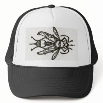 Hey!  You have a wasp on your head! hats