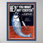 Hey, You Want Any Codfish? Songbook Cover Poster