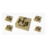 Hg Mercury Picture Card