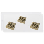 Hg Mercury Rack Card Template