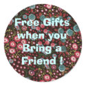 HH387_Blackfloralsateen, Free Gifts when you Br... stickers