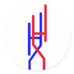 HH - Grandad's Chimney - The Drying Rack Round Sticker