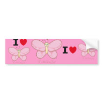 Hi Butterfly® Bumper Sticker