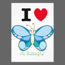 Hi Butterfly® Invitation invitations