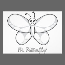 Hi Butterfly® Invitation invitations