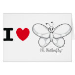 Hi Butterfly® Note Card