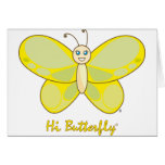 Hi Butterfly® Note Card