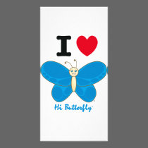 Hi Butterfly® Photo Card photo cards