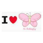 Hi Butterfly® Photo Card
