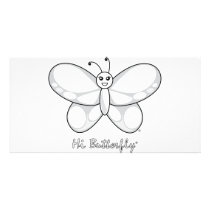 Hi Butterfly® Photo Card