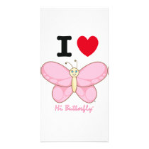 Hi Butterfly® Photo Card