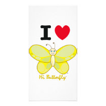 Hi Butterfly® Photo Card