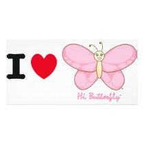 Hi Butterfly® Photo Card