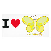 Hi Butterfly® Photo Card