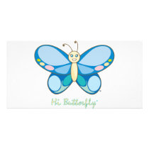 Hi Butterfly® Photo Card