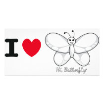 Hi Butterfly® Photo Card