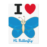 Hi Butterfly® Post Card