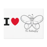 Hi Butterfly® Post Card