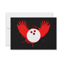 hi-fi bowling ball personalized invites