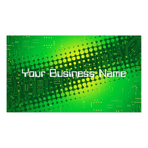 hi-fi cpu business card template (front side)