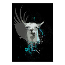hi-fi llama. posters