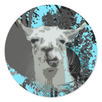 hi-fi llama. stickers by asyrum hi-fi llama. stickers
