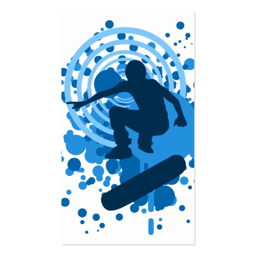 hi-fi skateboard bubbles business card template