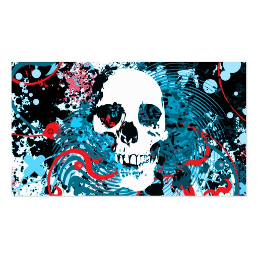 hi-fi skull business card (front side)