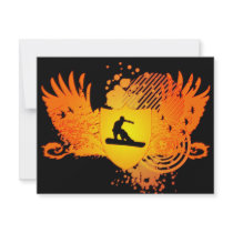 hi-fi snowboarder invitations
