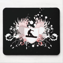 hi-fi snowboarding. mousepads by asyrum hi-fi snowboarding. mousepads