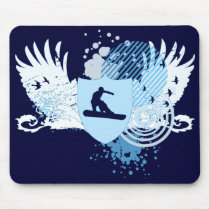 hi-fi snowboarding. traced in blue. mousepads by asyrum hi-fi snowboarding. traced in blue. mousepads