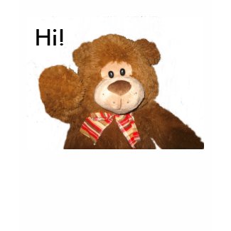 Hi! Goodbye! Bear Shirt shirt