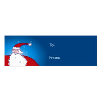 Hi Ho Santa! Gift Tags business cards by pickledradish Hi Ho Santa! Gift Tags business cards