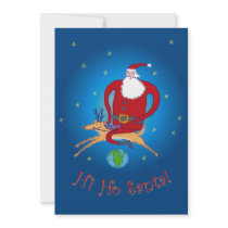 Hi Ho Santa! Party Invitation