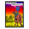 Hi Ho Silver? Fun Lone Ranger Parody Cartoon Gifts cards