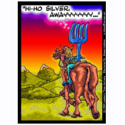 Hi Ho Silver? Fun Lone Ranger Parody Cartoon Gifts